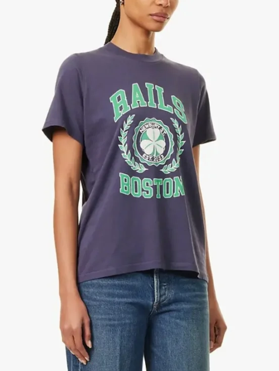 Rails Boston Boyfriend Graphic Print T-shirt - Picture 5 of 9